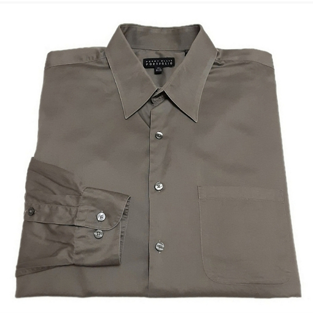 Perry Ellis Button Up Shirt Mens